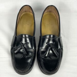 Cole Haan Pinch Tassel Loafers Black Leather Men's Shoes Sz 8.5 C07589 Business